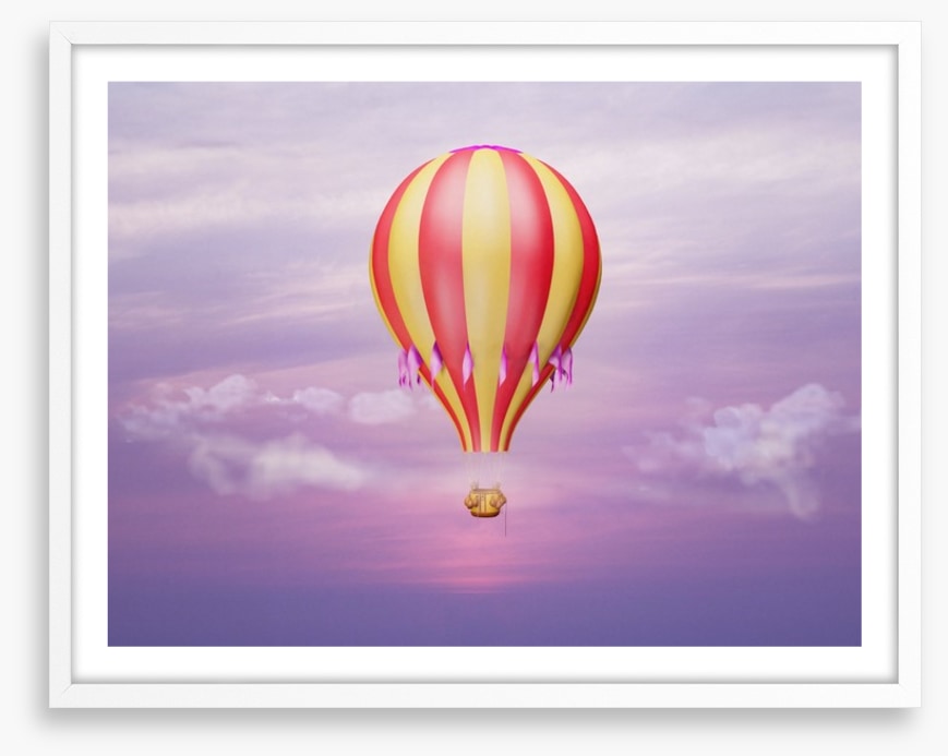 Purple sky balloon