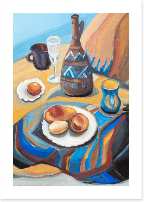 Breakfast on the beach