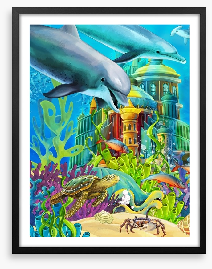 The underwater castle