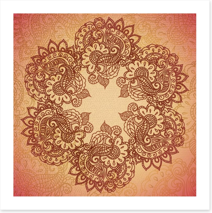 Mehndi mandala