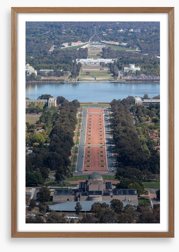Anzac Parade aerial