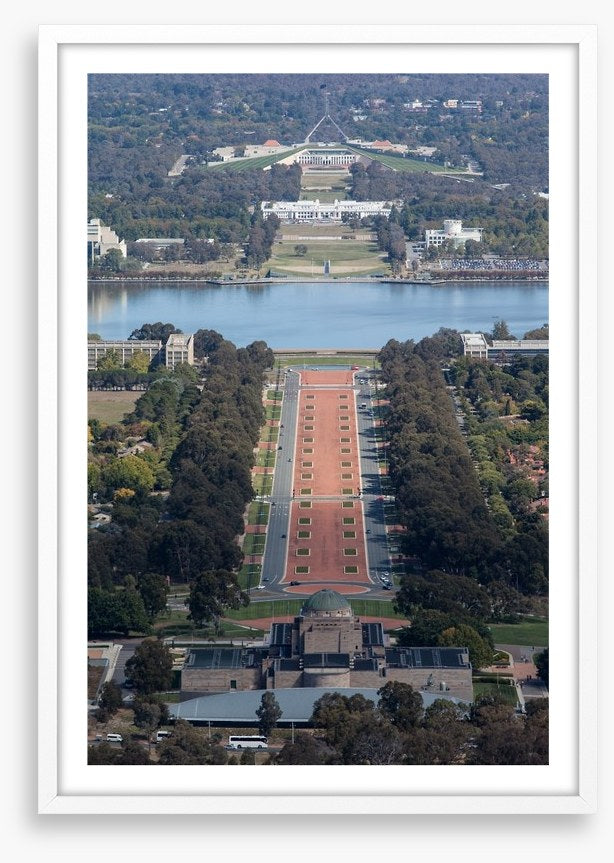 Anzac Parade aerial