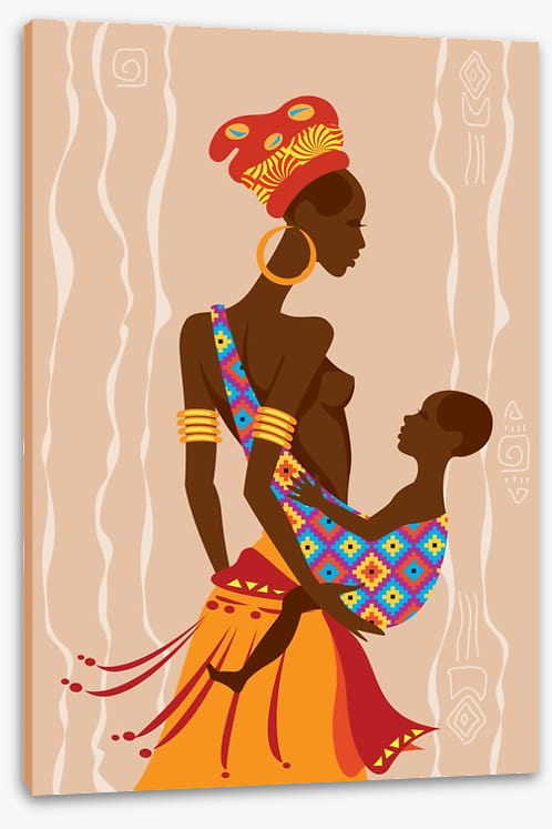 Zulu mother and child