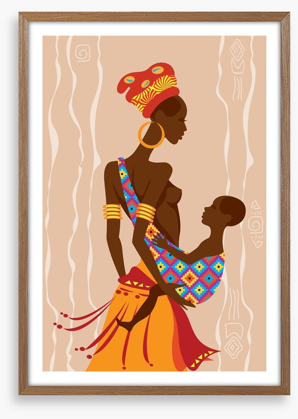 Zulu mother and child