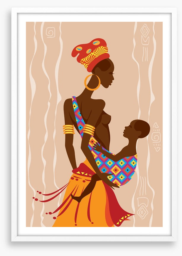 Zulu mother and child