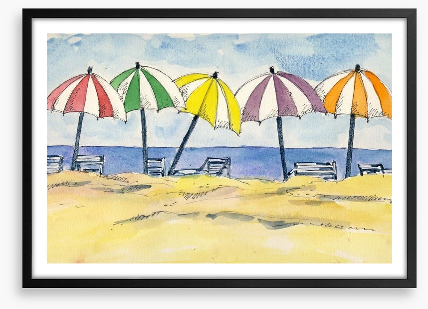 Umbrellas at the beach