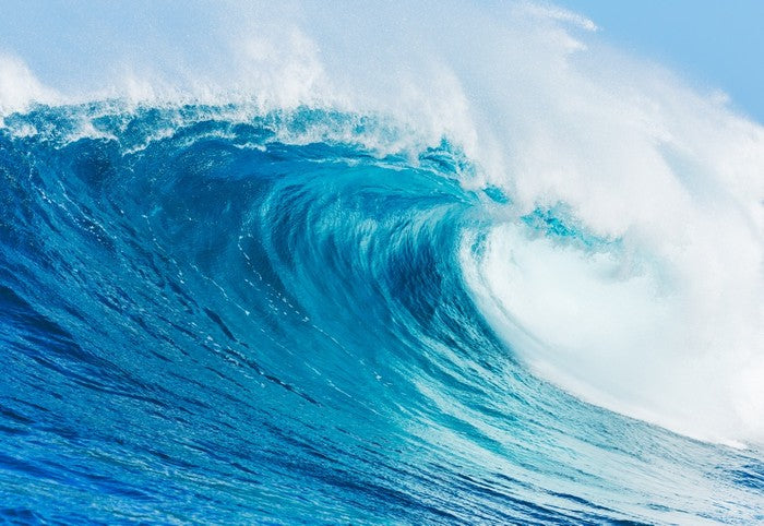 Blue barrel wave