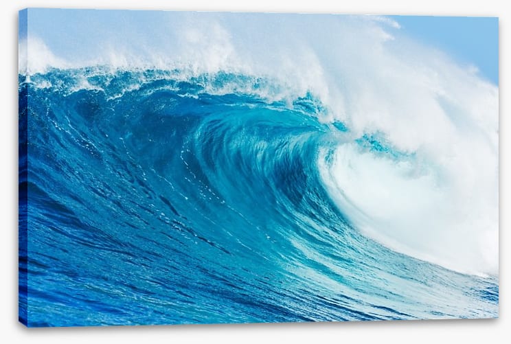 Blue barrel wave
