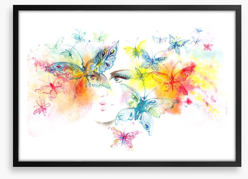 The butterfly girl