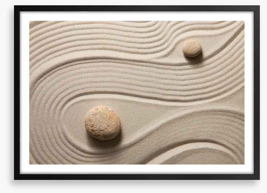 Sand garden swirl