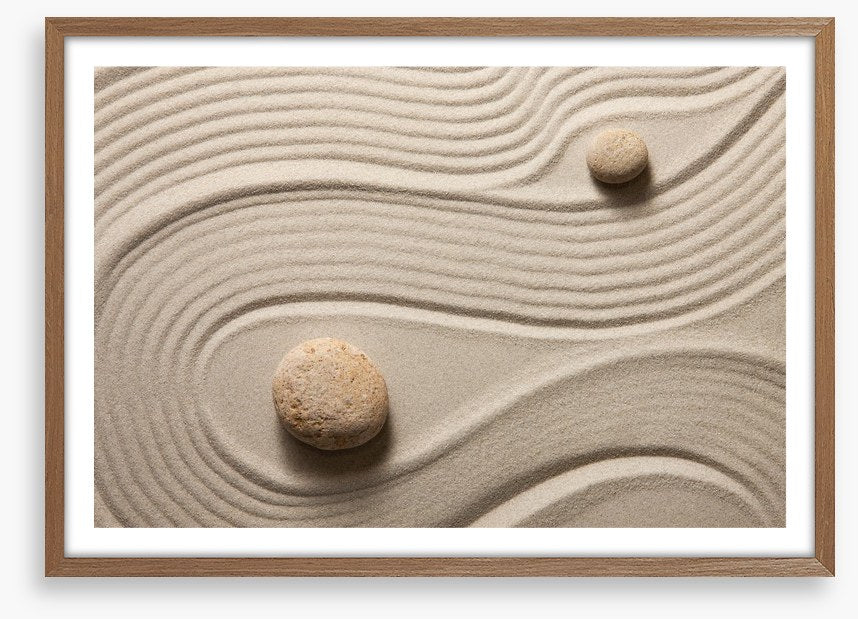 Sand garden swirl