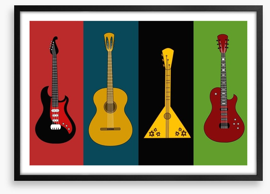 Retro guitars