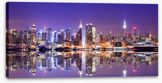 Manhattan skyline reflections