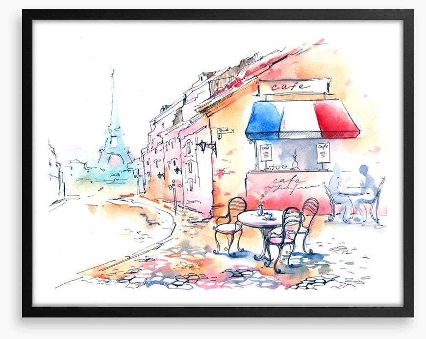 The little Parisian cafe