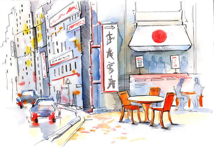 The little Japanese cafe