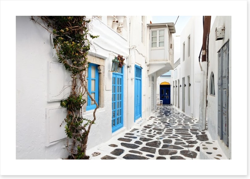 Streets of Mykonos, Greece