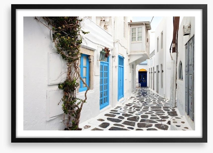 Streets of Mykonos, Greece