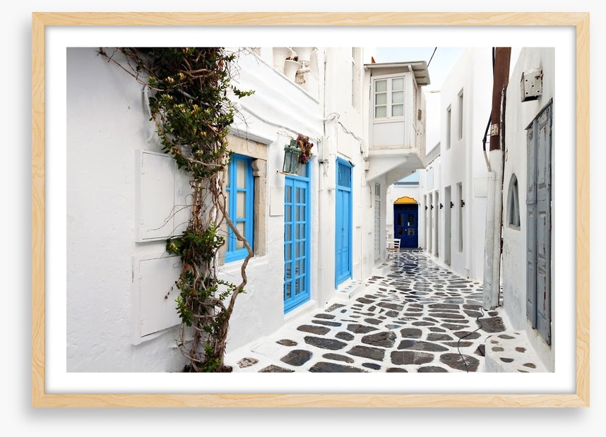 Streets of Mykonos, Greece