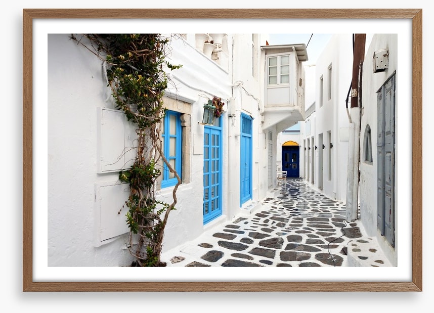 Streets of Mykonos, Greece