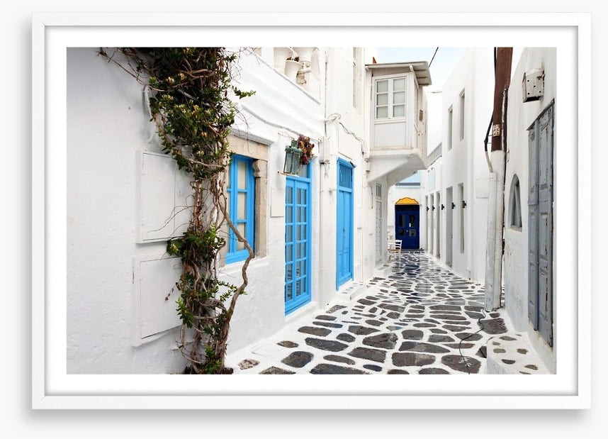 Streets of Mykonos, Greece