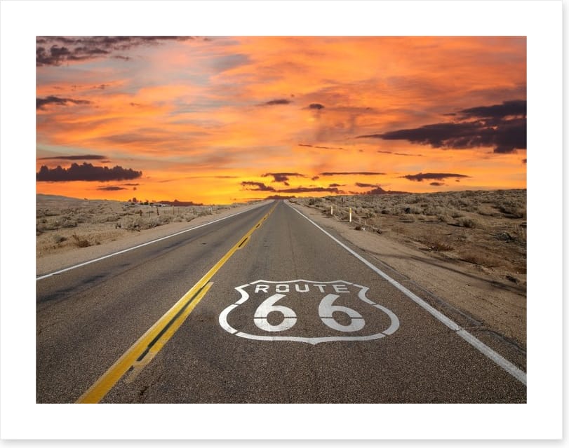 Route 66 sunrise