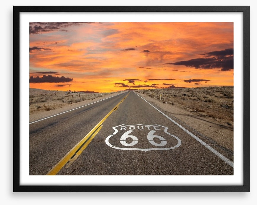 Route 66 sunrise