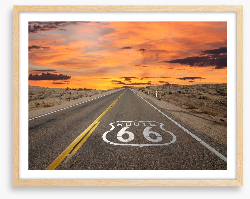 Route 66 sunrise