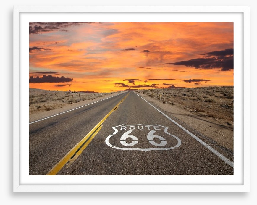 Route 66 sunrise