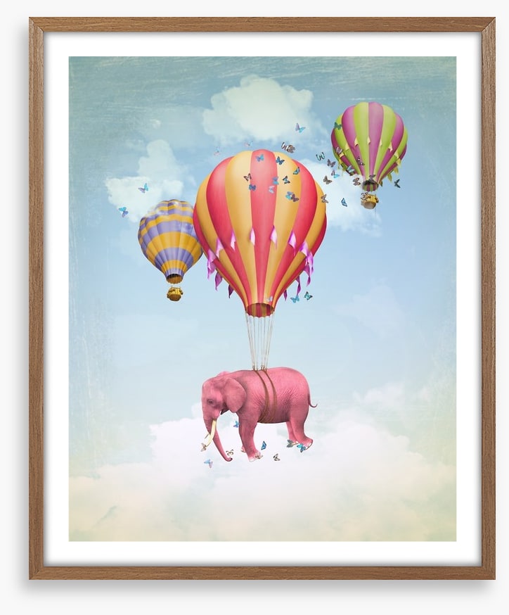 Pink elephant balloons