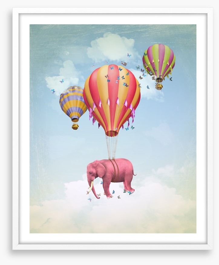 Pink elephant balloons