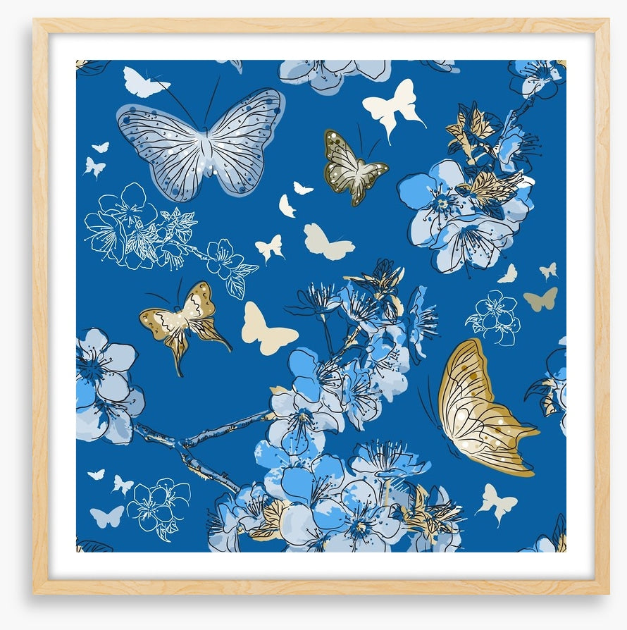 Golden butterflies