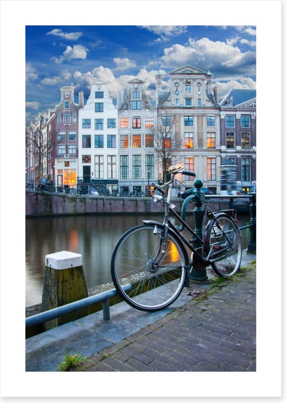 Cycling by the canal