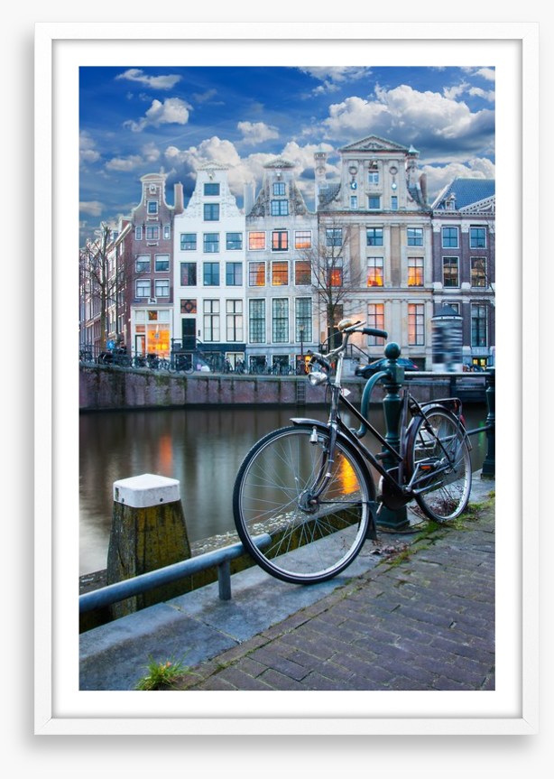 Cycling by the canal