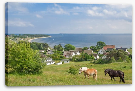 The village by the sea