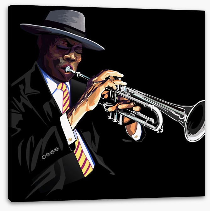 The trumpet man