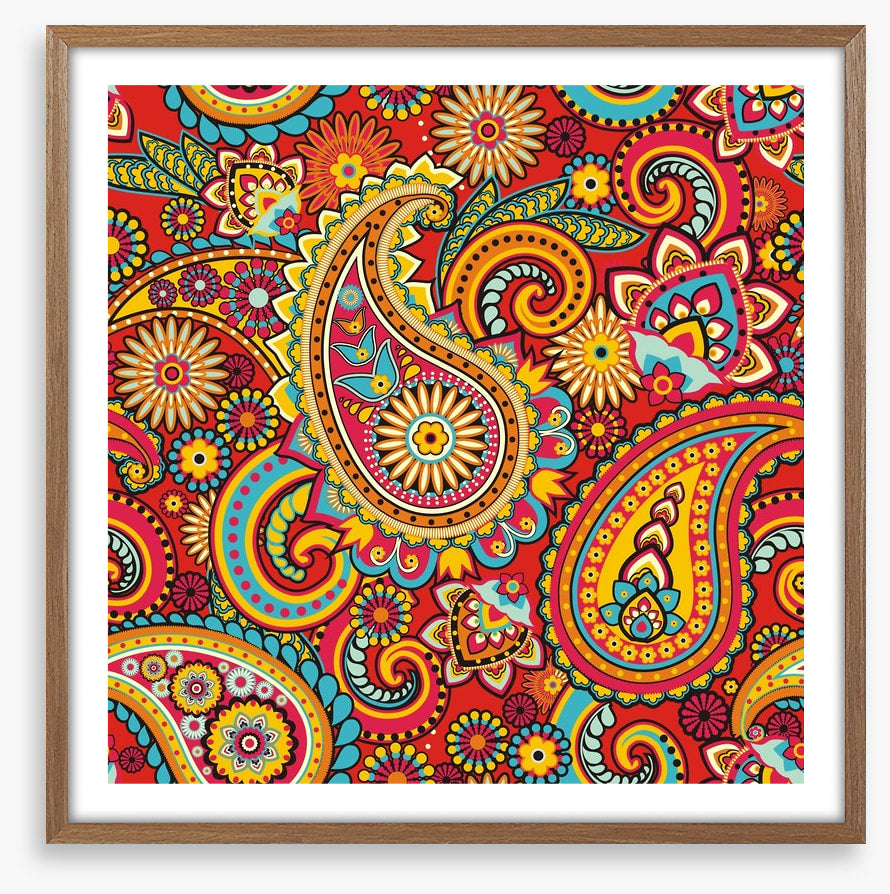 Paisley on fire