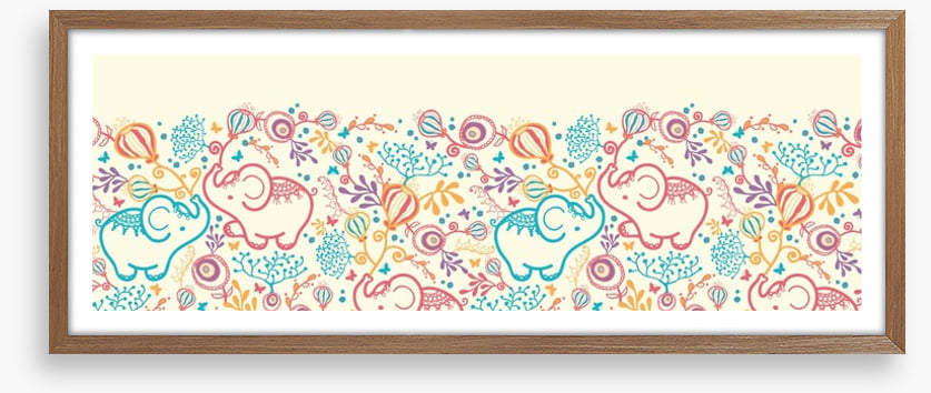 Elephant party panorama