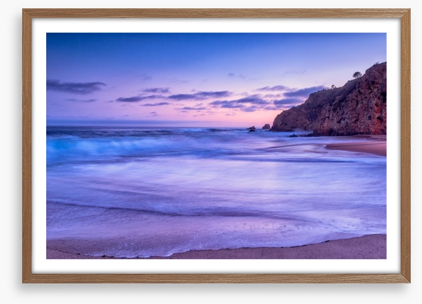 California beach sunset