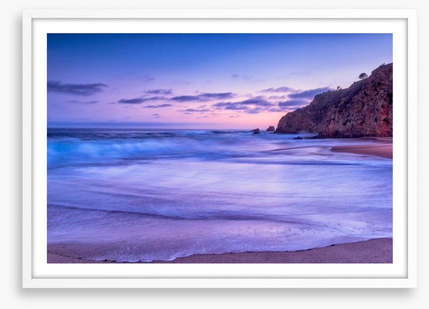 California beach sunset