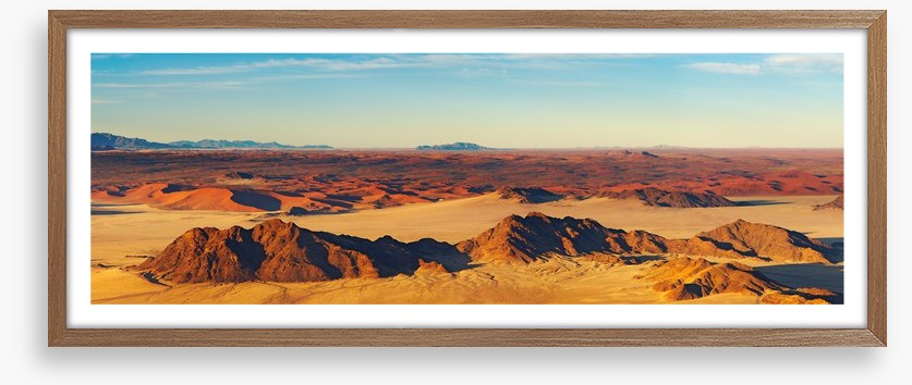 Desolate dunes panorama