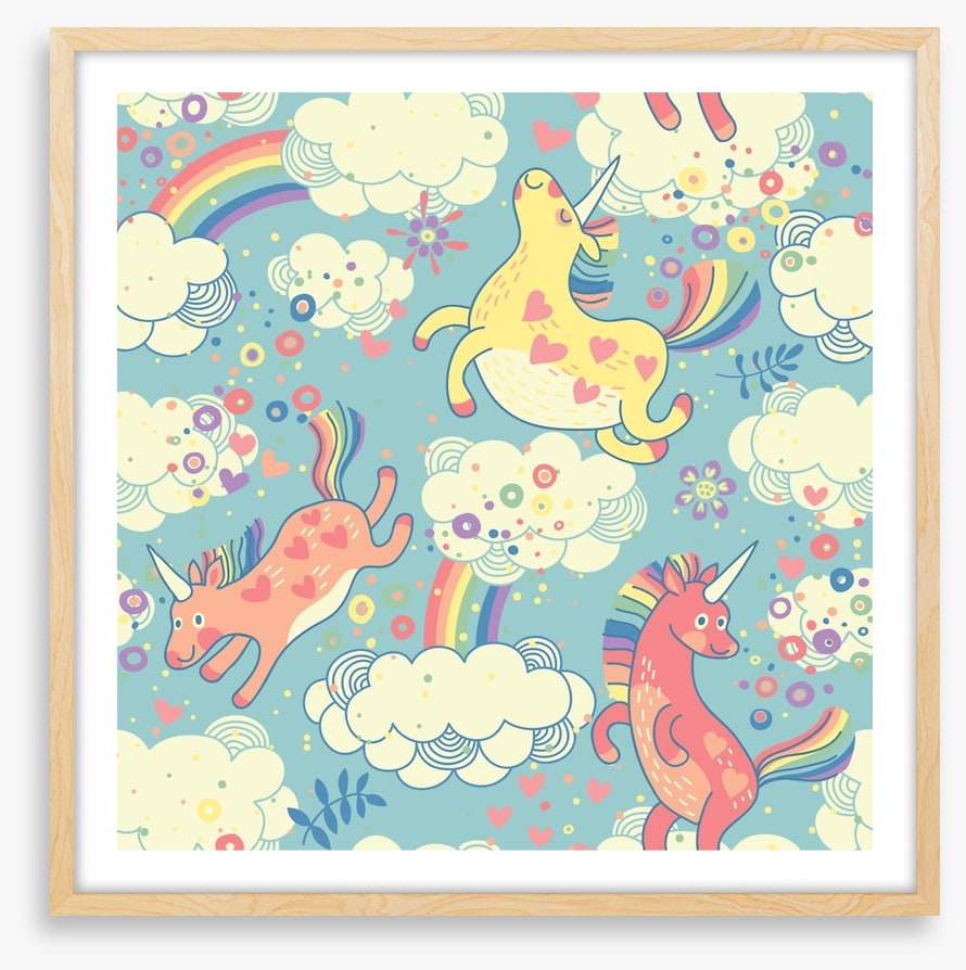 Rainbow unicorns