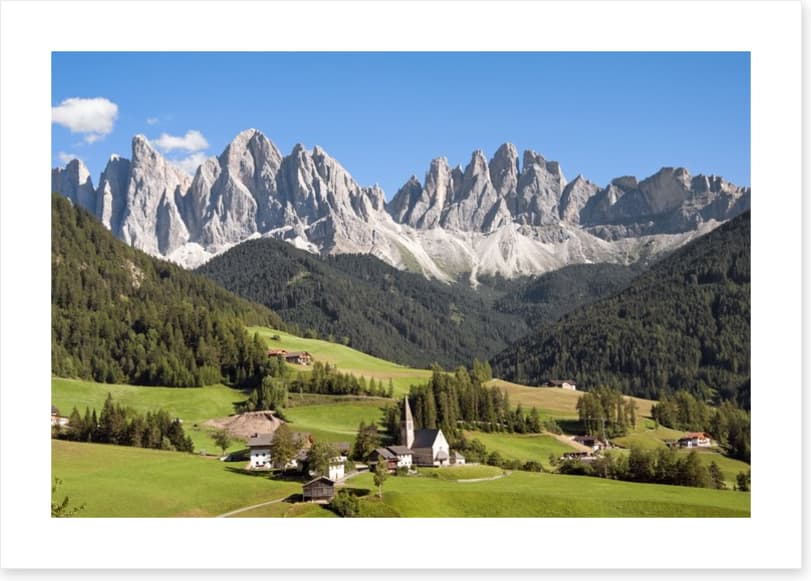 Val di Funes in the Tirol, Italy