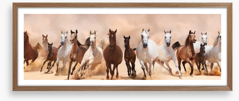 Galloping panoramic