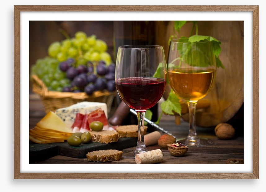 Cheese and wine