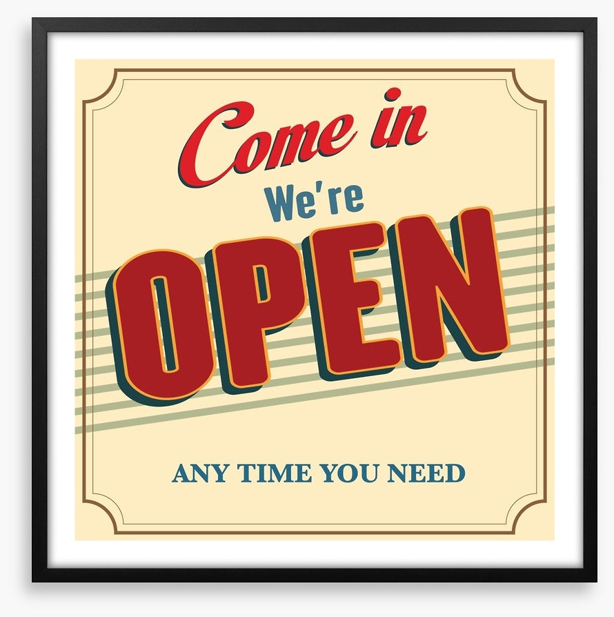 Come in