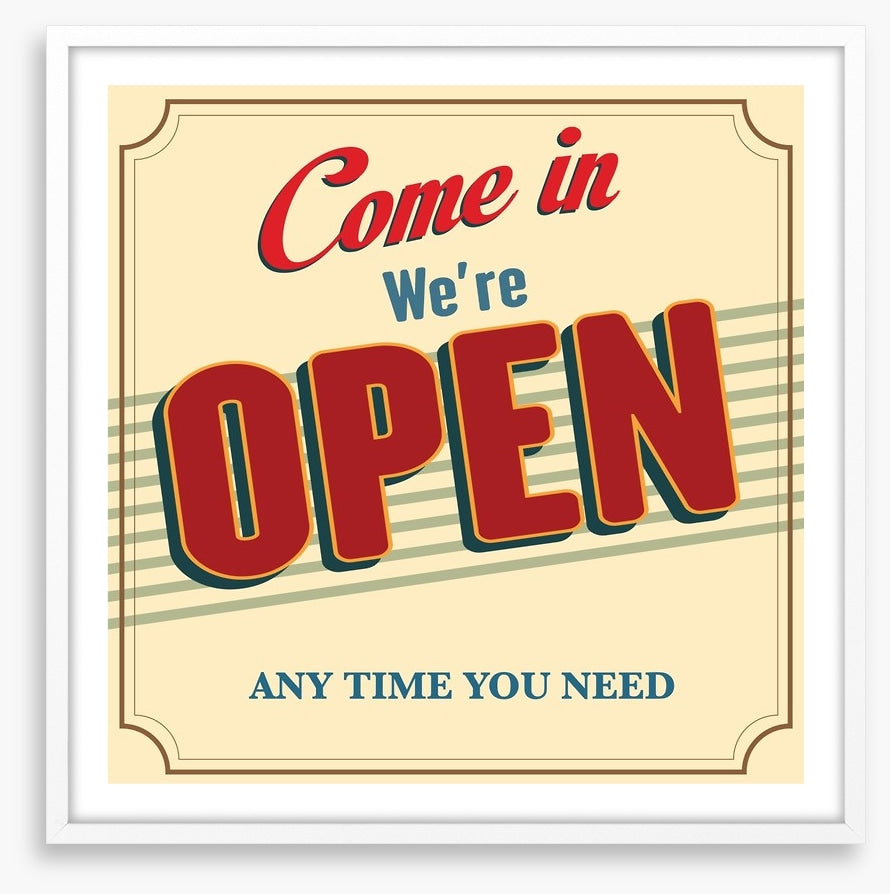 Come in