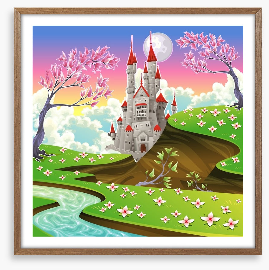 Spring blossom castle