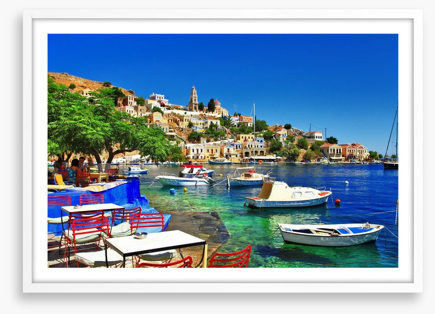 Symi island cafe, Greece