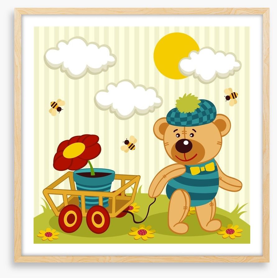 Bear in the garden