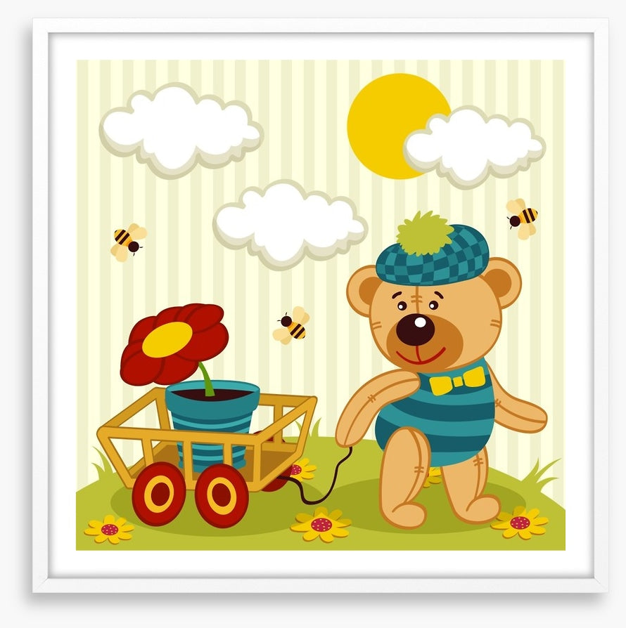 Bear in the garden